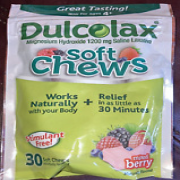 (2) DULCOLAX Soft Chews Saline Laxative Mixed Berry 30ct