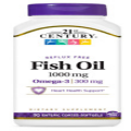 21st Century Reflux Free Fish Oil, 90 Enteric Coated Softgels 740985227312VL