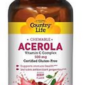 Country Life Chewable Acerola 500 mg 90 Chewable