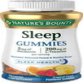 Nature's Bounty Sleep Aid Gummies, Melatonin 3 mg + L-Theanine 200 mg, 60 Count