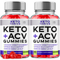 (2 Pack) Keto Thrive Keto Gummies, Ketothrive ACV Keto Weight Loss (120 Gummies)