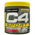 Cellucor 104600 C4 Sport Pre Workout Powder Blue Raspberry NEW 30 Servings