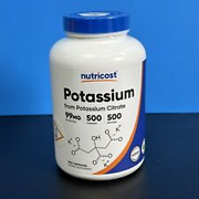 Nutricost Potassium Citrate 99mg, 500 Capsules - Gluten Free & Non-GMO Exp 10/26
