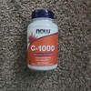 NOW Supplements, Vitamin C-1,000 with Rose HIPS & Bioflavonoids 30 Veg Capsules