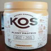 KOS ORGANIC PLANT PROTEIN CHOCOLATE PEANUT BUTTER 13.75 OZ (10 SVGS) EXP 05/2025