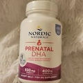 Nordic Naturals Prenatal DHA 500 MG Soft Gels 90 Count.Exp 10/25 -Sealed No Box