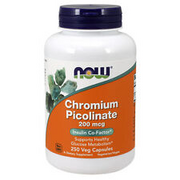 Now Foods, Chromium Picolinate, 200mcg - 250 vcaps