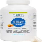 Core Med Science Liposomal Vitamin C 1000mg, 180 Count (Pack of 1)