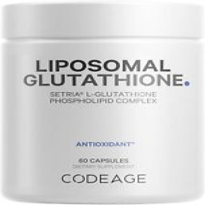 Codeage Liposomal Glutathione Supplement - Pure Reduced 60 Count (Pack of 1)