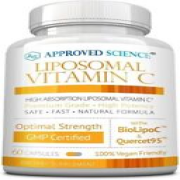 Approved Science Liposomal Vitamin C - 1100 mg - 60 Capsules - Immune...