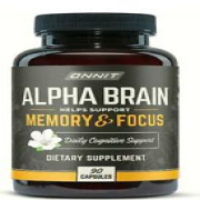 Onnit Labs Alpha Brain Memory & Focus - 90 Caps Exp Date 8/2025