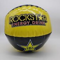 Rockstar Energy Drink  Inflatable Blow Up Beach Ball Black Yellow New Sealed 24"