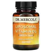 3 X Dr. Mercola, Liposomal Vitamin D3, 5,000 IU, 30 Capsules