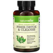 3 X NatureWise, Fiber Detox & Cleanse, 60 Vegetarian Capsules