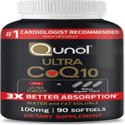 Ultra Coq10 100Mg Softgels- 3X Better Absorption Antioxidant for Heart 90 Count