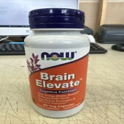 NOW FOODS Brain Elevate Cognitive Function  - 60 Veg Capsules - EXP 06/2025