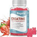 Creatine Monohydrate Gummies, Creatine, Pre-Workout, Recovery, Strawberry 60ct