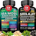Zoyava Dynamic Vitality Bundle - Sea Moss 7000mg, Black Seed Oil 4000mg/ Shilajt