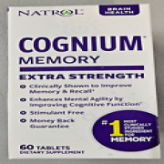 Natrol Cognium Memory Extra Strength 60 Tablets 200 mg. Improve Memory & Recall