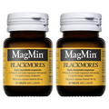 2x Blackmores MagMin 50 Tablets Magnesium 500mg for Muscle Brain Function