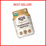 KOS Organic Plant Based Protein Powder, Chocolate Peanut Butter - Delicious Vega