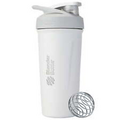 Insulated Stainless Steel Shaker Cup with Flip Cap, 24oz, White