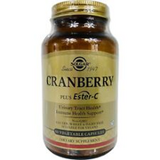 Solgar Cranberry Plus Ester-C Urinary Tract Immune Health Support 60ct Exp 9/24