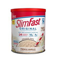 SlimFast Original Meal Replacement Shake Powder, French Vanilla, 12.83 oz, 14 ..