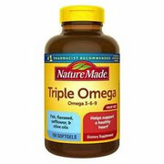 Nature Made - Triple Omega Dietary Supplement - Omega 3-6-9 - 150 Ct Value Size