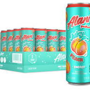 Alani Nu Juicy Peach Sugar-Free Energy Drink 12oz Can 24-pack Multi-pack 24 Cans
