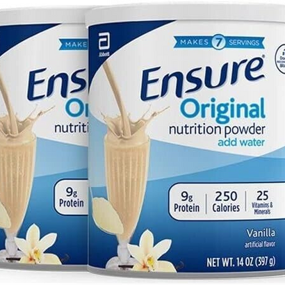 Ensure Original Nutrition Powder Vanilla 14 oz, 397g Expire 11/25 Pack Of 6 Cans