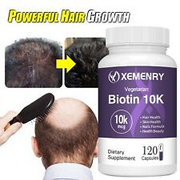 Biotin 10000mcg - Maximum Strength, High Potency, for Hair Skin & Nails 120pcs