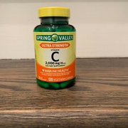 Spring Valley Ultra Strength Vitamin C Vegetarian Capsules, 2000 mg, 120 Ct