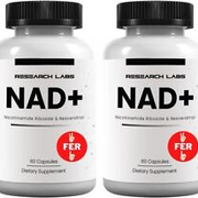 NAD+ Supplement 2 for 1 Ad. Proprietary Formula w/Patent Pending RiboYOUNG™. N