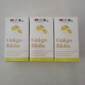 3 Bottles GSL Ginkgo Biloba Memory Cognitive Health 60 Tabs Each 240 Total