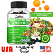 Multivitamin & Mineral Supplement - Immune & Energy Support 120 Capsules