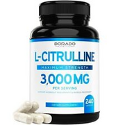 L-Citrulline 3000mg 240 Capsules GMP Certified  & Non-GMO Free Form Amino