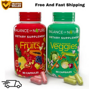 Balance of Nature Fruits and Veggies Whole Food Supplement with Superfood | 180