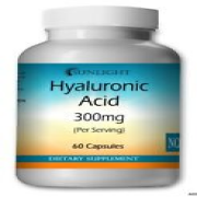 Hyaluronic Acid 300mg Serving 60 Capsules Non-GMO High Potency By Sunlight