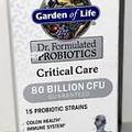 Garden of Life Dr. Formulated Probiotics Critical Care 80 Billion CFU 30 Caps