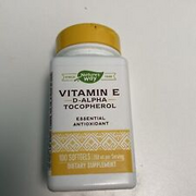 Nature's Way Vitamin E D-ALPHA Tocopherol 268mg 100ct Exp25+ #115
