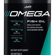 Omega JYM Fish Oil 2800mg,High Potency Omega, 120 Soft Gel, DPA for Brain, Heart