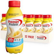Premier Protein Shake, Bananas & Cream, 30g Protein, 11.5 fl oz, 12 Ct
