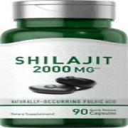 Pure Shilajit 2000mg 90 Caps Naturally Occurring Fulvic Acid Non GMO/No Gluten.
