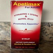 Apetimax Vitamins Lysine Royal Jelly Promotes Appetite Syrup for Adults 8 oz