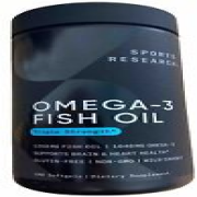 3x Strength Omega-3 Fish Oil Supplement 180 Count Exp2025 #0500