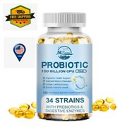 Probiotics 100 Billion CFU Potency Digestive Immune Health 120 Capsules DIGESTIV