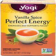 Yogi Tea Herbal Tea Bags (Vanilla Spice Perfect Energy), 16 Pieces