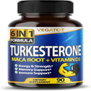 6 in 1 High Strength Turkesterone 15500 Mg Concentrated Extract with Maca Root