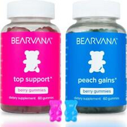 Gummies Combo Pack - Top Support and Peach Gains Gummies - Workout Aid - Women